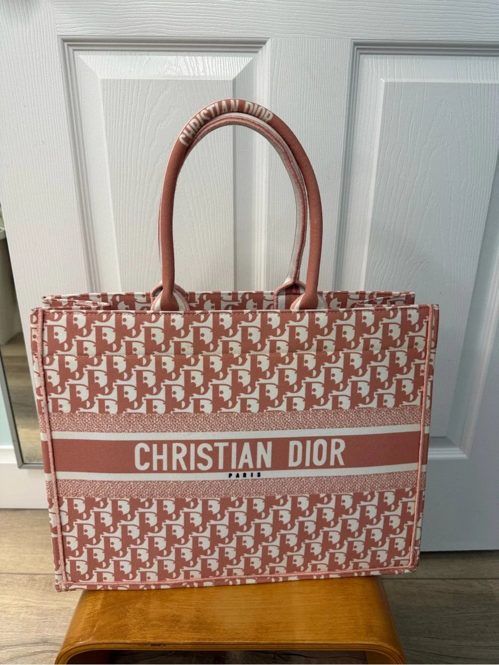 Designer Inspired Pink Tote